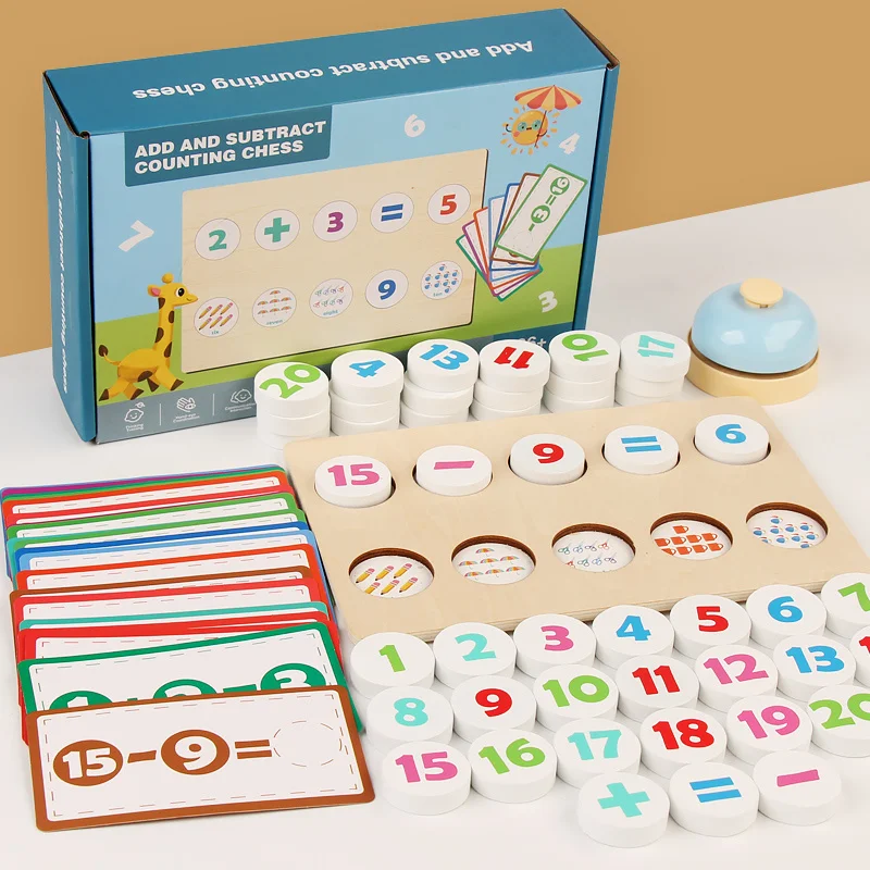 Add & Subtract Counting chess 1