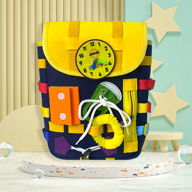 Busy board montessori Backpack 1