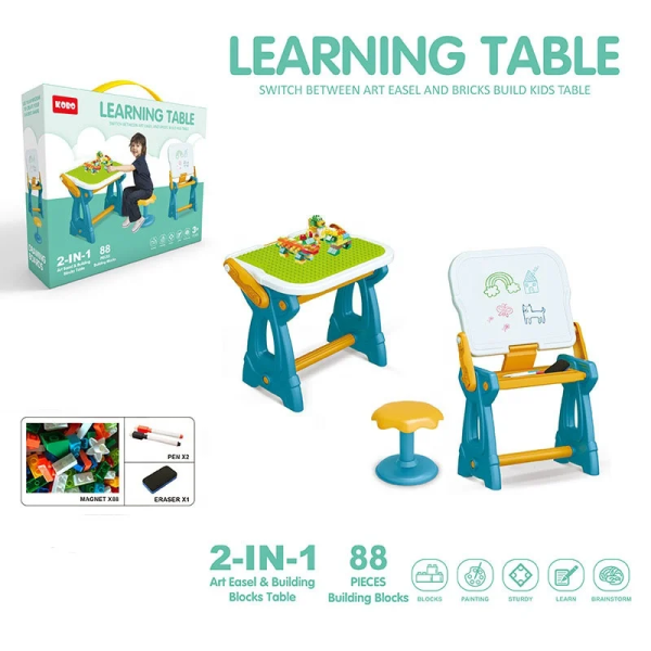 2in1 Multifunctional Learning Drawing Table
