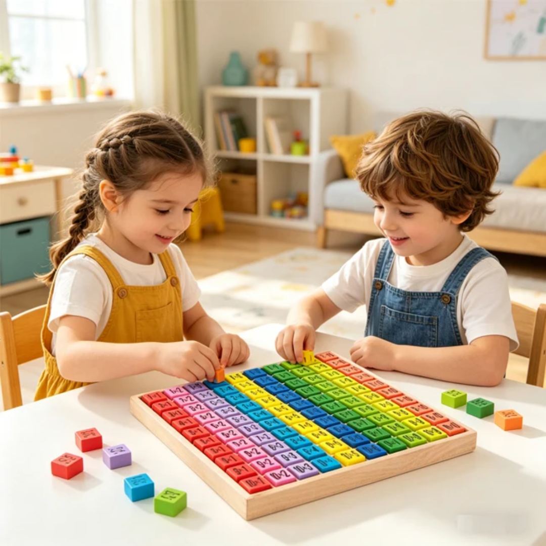 Wooden Multoplication Table Board 1