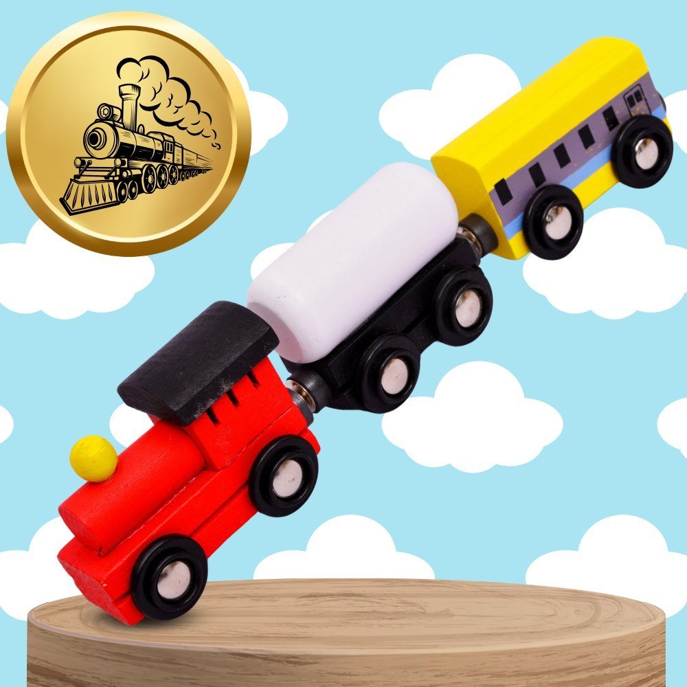 Wooden Train Set 4
