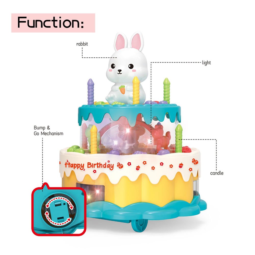 Rabbit Birthday Cake Toy 2