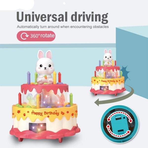 Rabbit Birthday Cake Toy