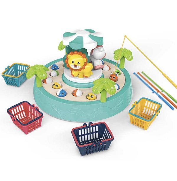 Rotating Fishing Plate Game