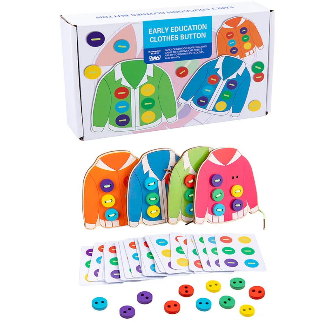 Early education clothes button 1