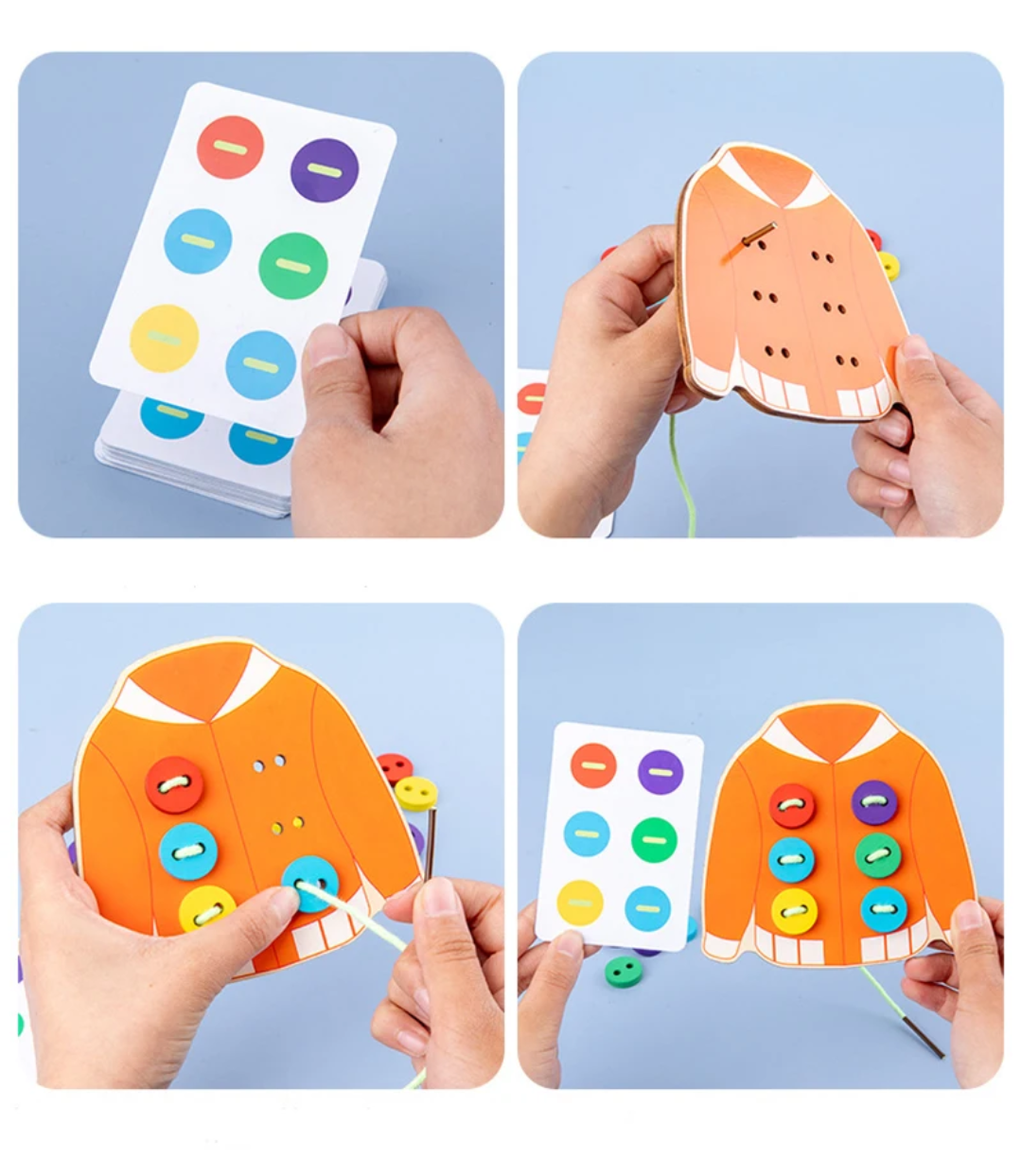 Early education clothes button 2