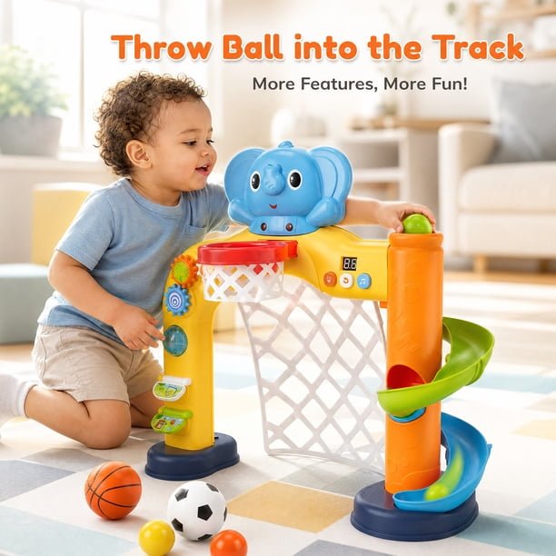Basketball Hoop & Soccer Goal,  4