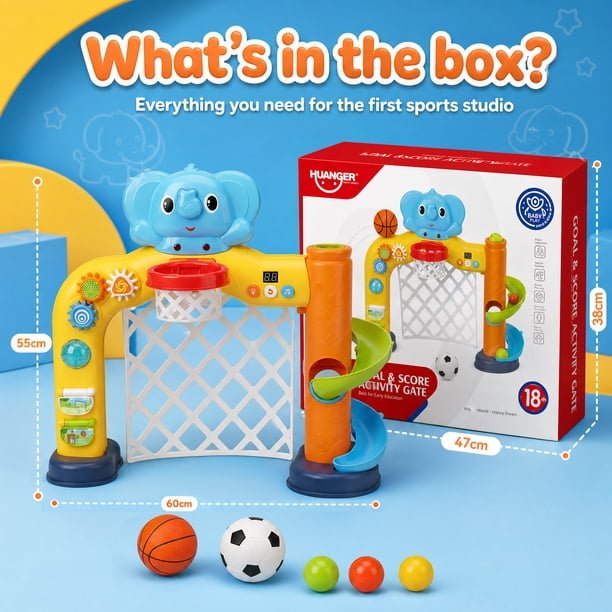 Basketball Hoop & Soccer Goal,  5