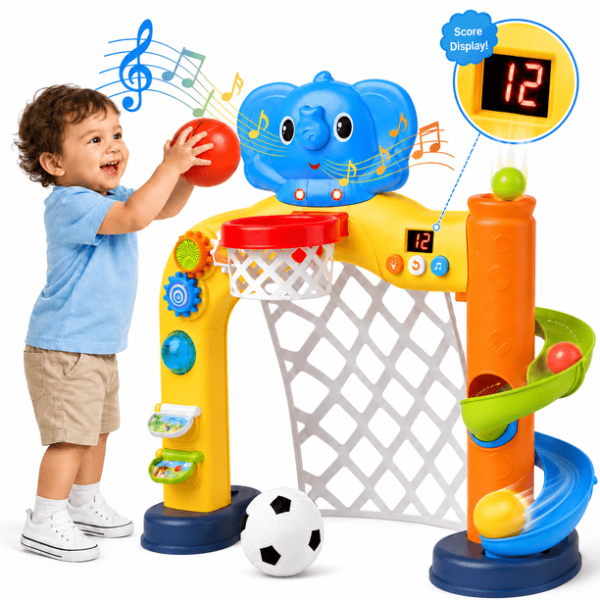 Basketball Hoop & Soccer Goal, 